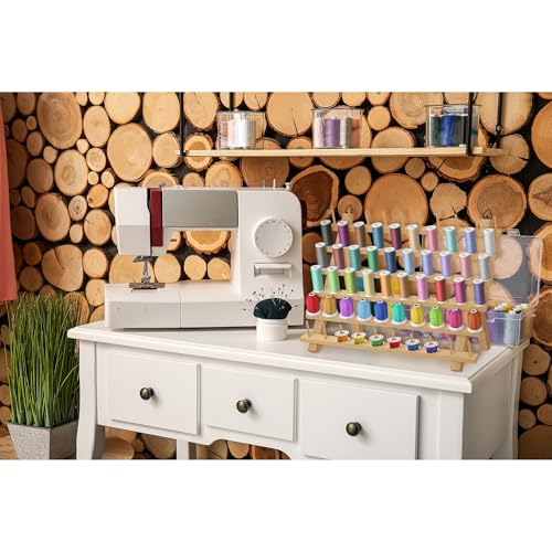 2X60 Spools Wooden Thread Rack/Thread Holder Organizer - Image 5