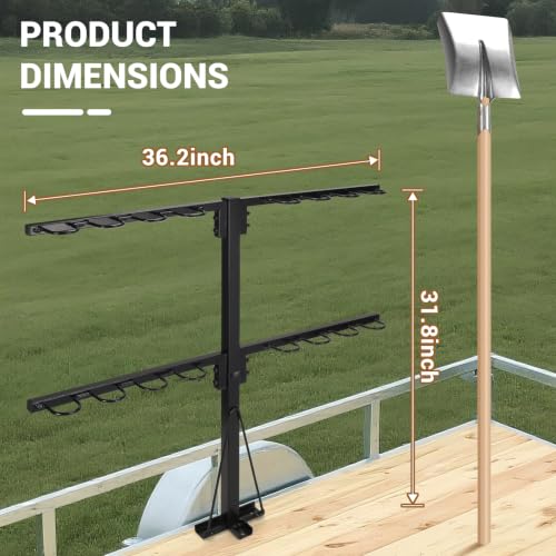 Upgraded Utility Trailer Accessories Trailer Tool Rack - Image 3