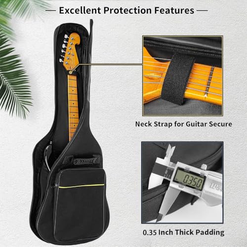 Electric Guitar Bag 0.35 Inch Thick Padded Gig Bag Soft - Image 5
