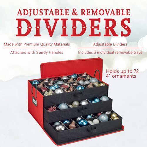 HOLDN’ STORAGE Christmas Ornament Storage Box | Home Organization - Image 8