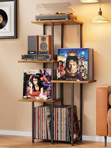 Record Player Stand, Vinyl Record Storage Holder | Home Organization - Image 2