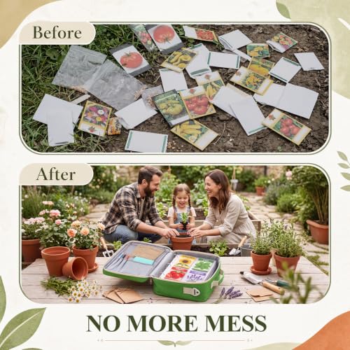 Seed Storage Organizer Binder with 50 Sheet Protectors - Image 6