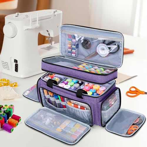 LUXJA Large Sewing Organizer Bag with 5 Detachable | Home Organization - Image 3