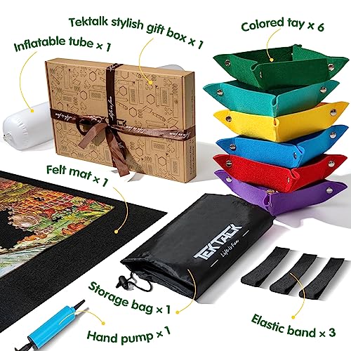 Tektalk Higher-Capacity Design, Jigsaw Puzzle Roll-up Mat - Image 5