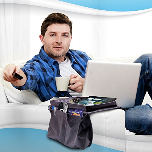 6 Pockets TV Remote Control Organizer, Home Sofa Console - Image 7