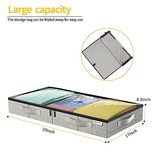 4.5 Inches Under Bed Storage Containers - Image 3