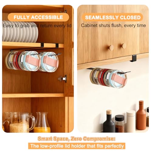 Tumbler Lid Organizer for Cabinet - Under Shelf & Be | All Products - Image 7
