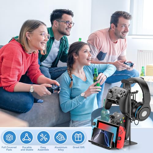 KDD Headphone Stand, Controller Holder & Headset Holder for Desk - Image 6