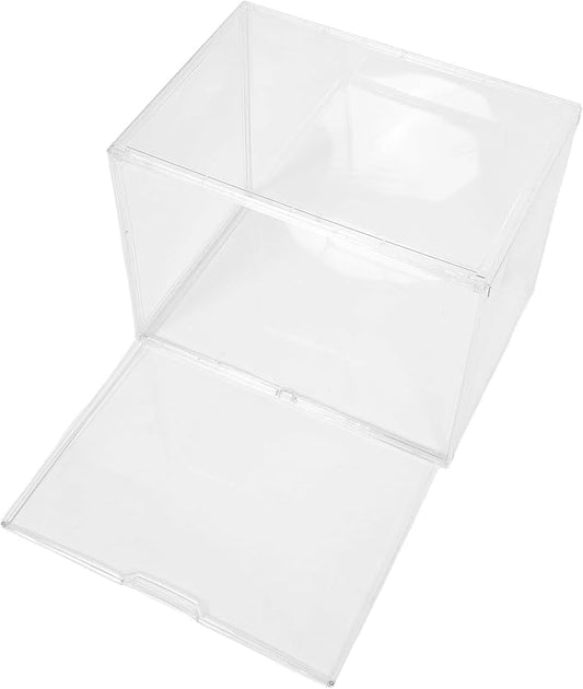 Acrylic Shoe Storage Box Large 45x33x33 Cm Stackable Sneaker Storage Container with Lid for Closet Organizer and Shoe Holder