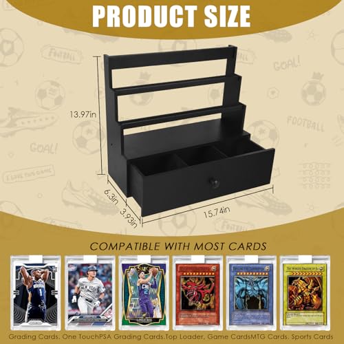 YeeBeny 3-Tier -Trading Card Display with Custom Drawer - Image 3