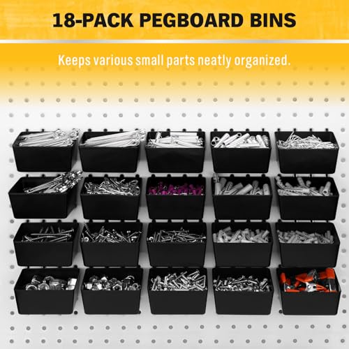 286-Piece Extra Thick Pegboard Hooks Set, 1/4" Heavy Duty - Image 8