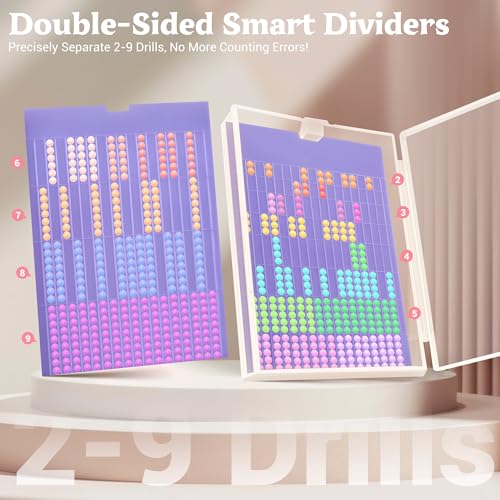 twivah 27PC Diamond Art Storage Containers, Diamond - Image 5