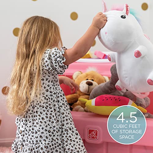 Step2 2-in-1 Toy Box & Art Lid, Kids Toy Storage Bin | All Products - Image 4