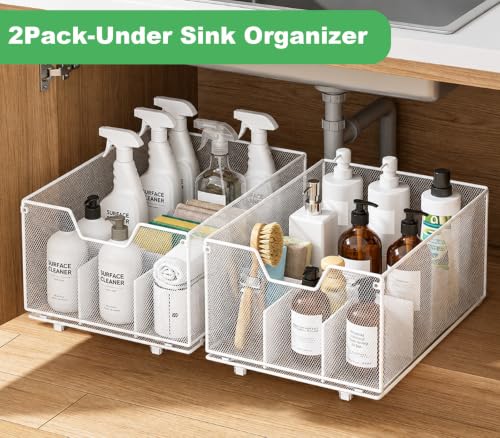 2 Pack Pull out Cabinet Organizer,Slide out Pantry S | All Products - Image 4