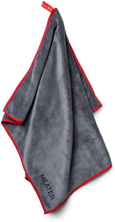 MEATER Microfiber Kitchen and BBQ Towel: Reusable, Absorbent, Durable, and Soft | Perfect for Cooking, Grilling, and Cleaning | 23.5" x 15.6"