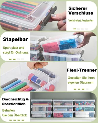 12 Pack Extra Large Pencil Box with Removable Divider - Image 5