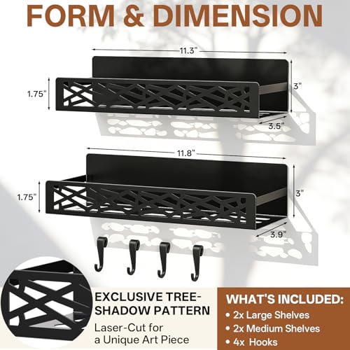 4 Pack Magnetic Spice Rack for Refrigerator, Heavy Duty - Image 3