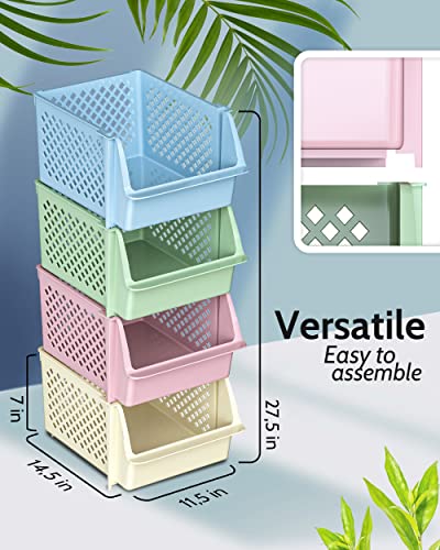 Skywin Stackable Storage Bins Open Front for Pantry | All Products - Image 3