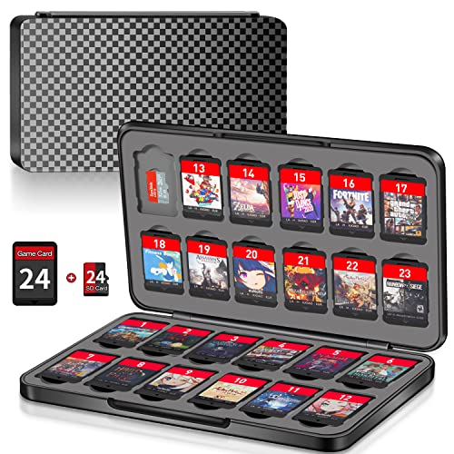 Switch Game Case Holder with 24 Cartridge Slots and 24 Micro SD - Image 2