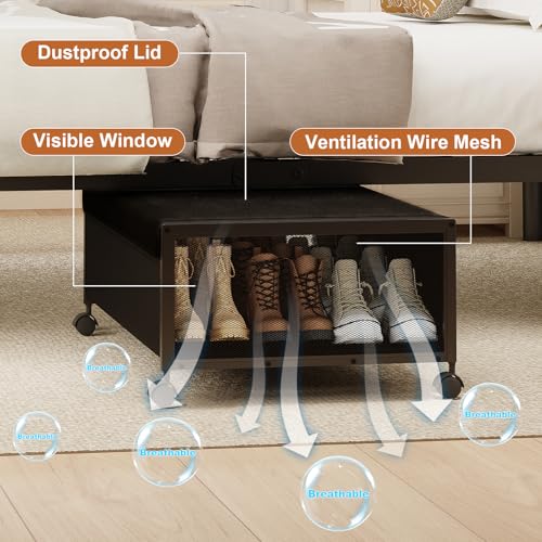 2Pack Under Bed Storage Containers, 10 inch Height,31 inch Long - Image 6