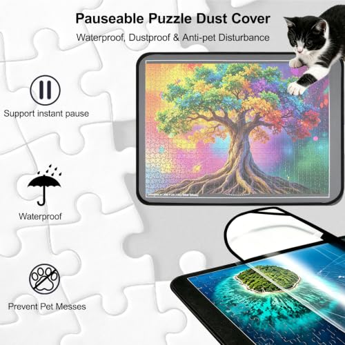 Puzzle Storage Folder and Felt Puzzle Board with Cover - Image 7