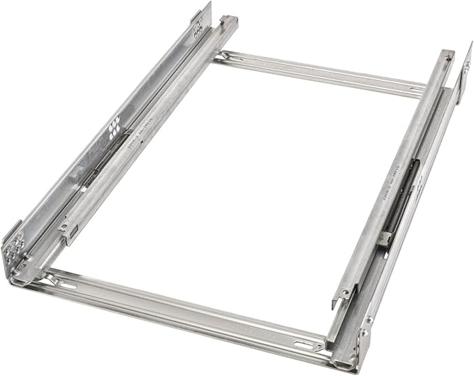 Rev-A-Shelf Standard Pullout Kitchen Cabinet Organizer and Drawer Box with Soft-Close for 24" Base and 20.75" W Cabinet Opening, Wood, 4WDB-21SC-1