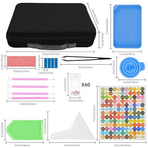 Mlife Diamond Art Painting Storage Boxes,1 Diamond | Home Organization - Image 3