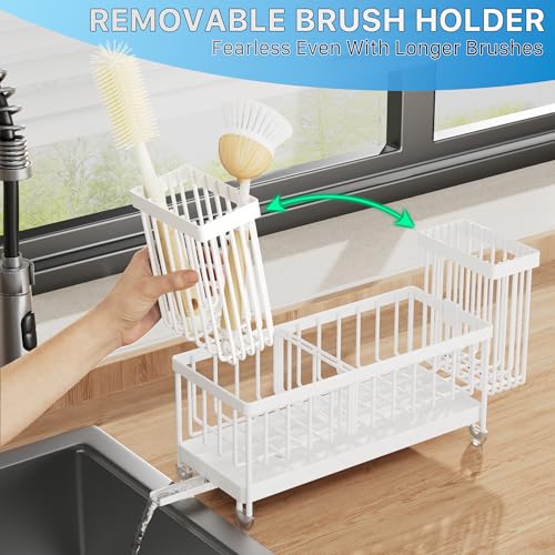Cisily Sponge Holder for Kitchen Sink, Sink Caddy Organizer - Image 5