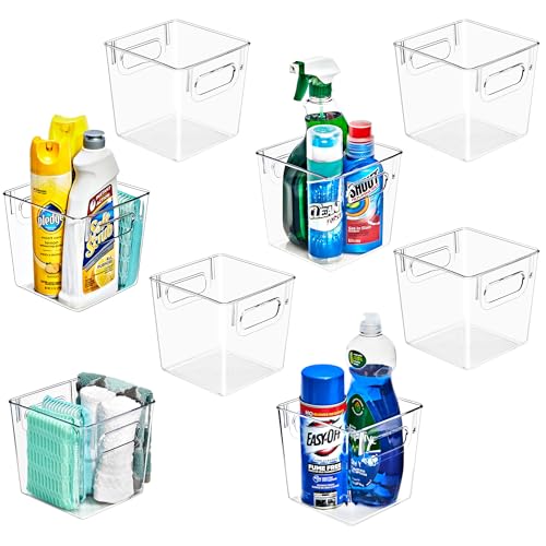 Sorbus Fridge Organizers and Storage, Clear Plastic Bins (Small - Image 2