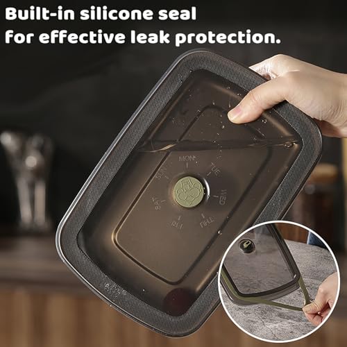 3-Piece 304 Stainless Steel Food Storage Containers with Lids - Image 5