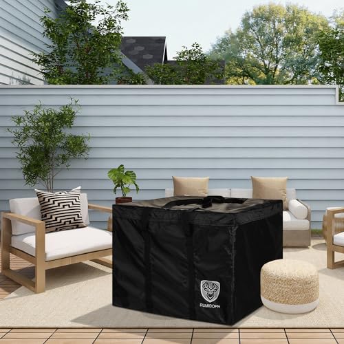 Outdoor Cushion Storage Bag with Zipper, Large Patio Storage Bags - Image 3