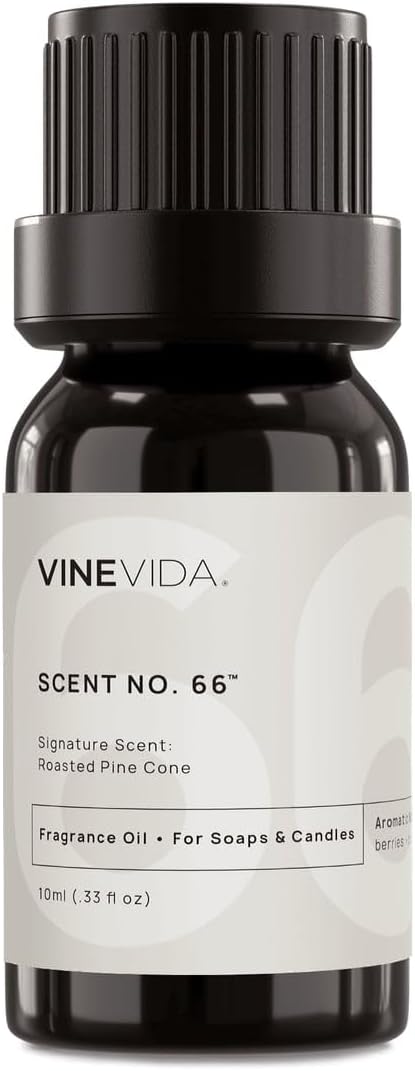 VINEVIDA [0.33oz] Scent No.66 Fragrance Oil for Candle Making & Soap Making - Made in USA Natural Candle Scents