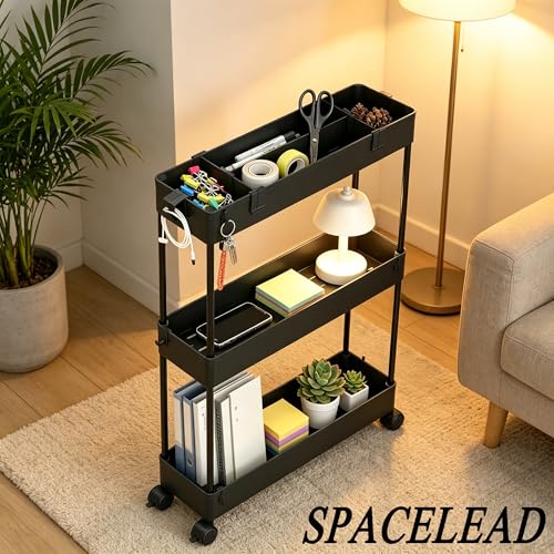 SPACELEAD Slim Storage Cart 3 Tier,Bathroom Organize | All Products - Image 5