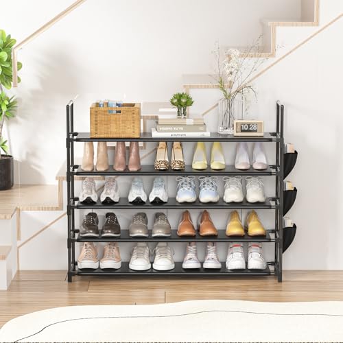 Shoe Rack 5 Tier 20-25 Storage Capacity Shoes Organizer - Image 5