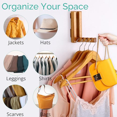 Clothes Drying Rack Wall Mounted, Foldaway Clothes Rail - Image 7