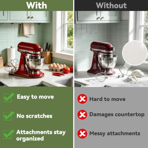 2-in-1 Mixer Slider with Storage for KitchenAid 4.5-5 Qt - Image 6