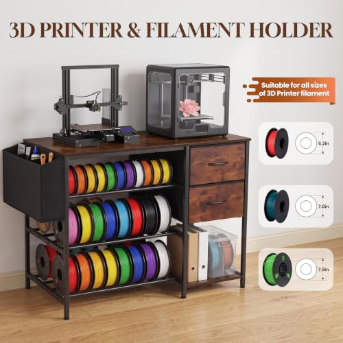 3D Printer Stand with Filament Storage Rack - Image 4