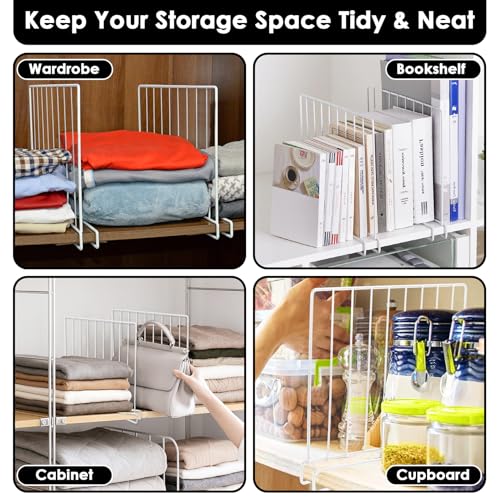Shelf Dividers, 8 Pack Closet Organizers and Storage - Image 8