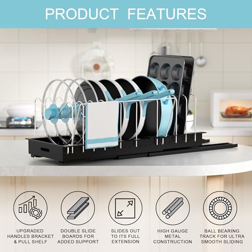Golener Pots and Pans Organizer Under Cabinet - 22" | All Products - Image 5