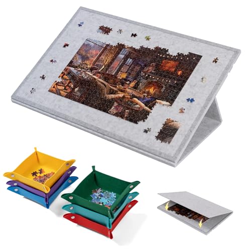 Lavievert 1000 Piece Tilting Puzzle Board with 2-in-1 - Image 2