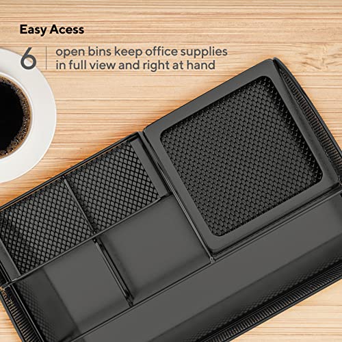 Mindspace Office Desk Organizer with 6 Compartments + Drawer | - Image 6