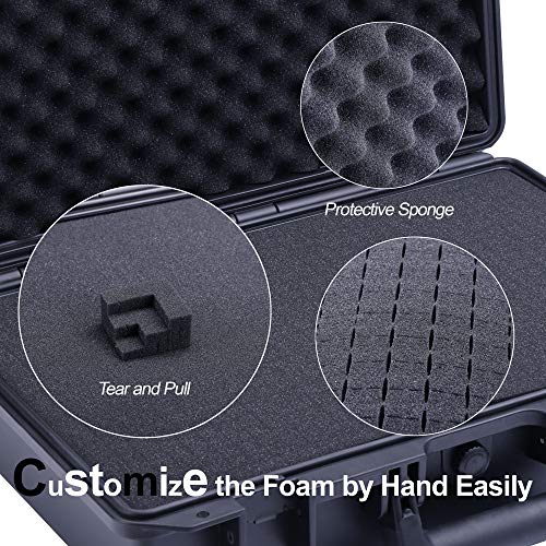 Lykus HC-3810 Waterproof Hard Case with Foam, Inner Size - Image 6