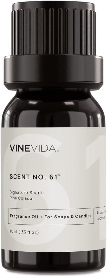 VINEVIDA 0.33oz Scent No.61 Fragrance Oil for Candle & Soap Making - Natural USA Candle Scents