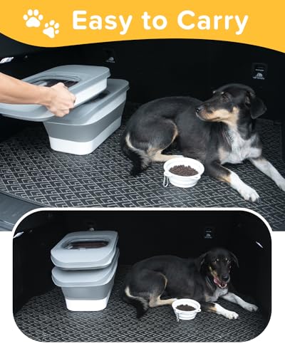 10-13 Lbs Dog Food Storage Container,Collapsible Dog Food - Image 7