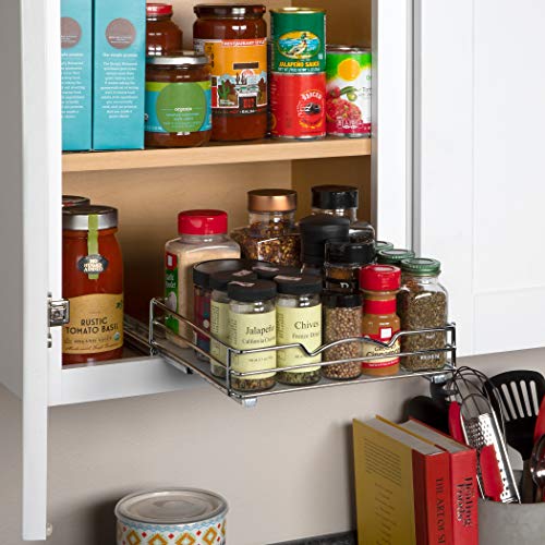 Pull Out Spice Rack for Cabinet, Spice Organizer 10 ⅜"W x - Image 8