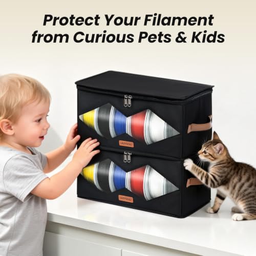 4 Pack Foldable 3D Printer Filament Storage Box - Image 8