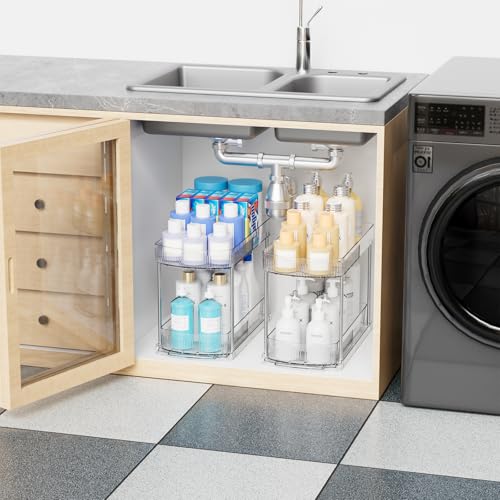 2 Pack Large Pull Out Bathroom Organizers and Storag | All Products - Image 5