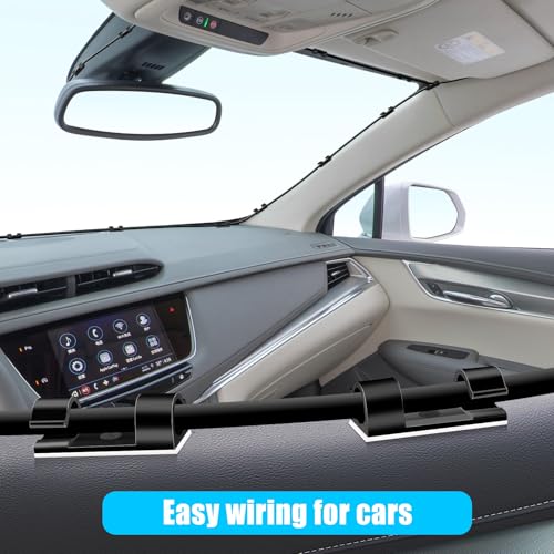 XHF 50pcs Medium Self Adhesive Cable Clips Black,Wir | All Products - Image 7