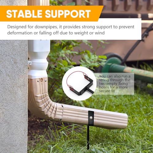 Rainwater Downspout Bracket - Heavy-Duty Galvanized Iron - Image 6