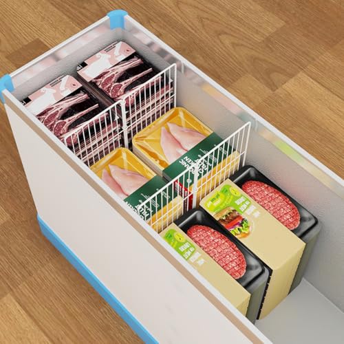 Cabilock 2pcs Freezer Dividers Iron White width 32-34 29cm - Image 3